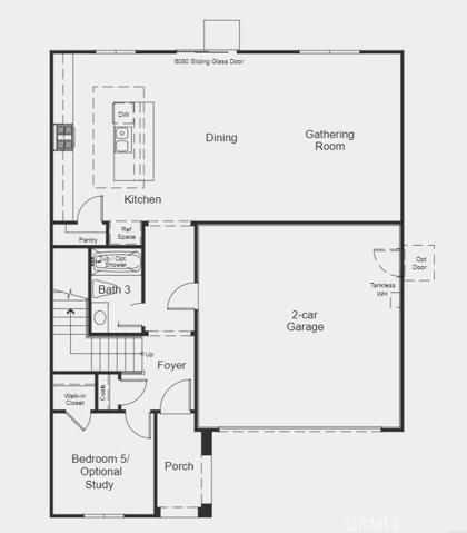 Structural options include: flex room and garage service door.