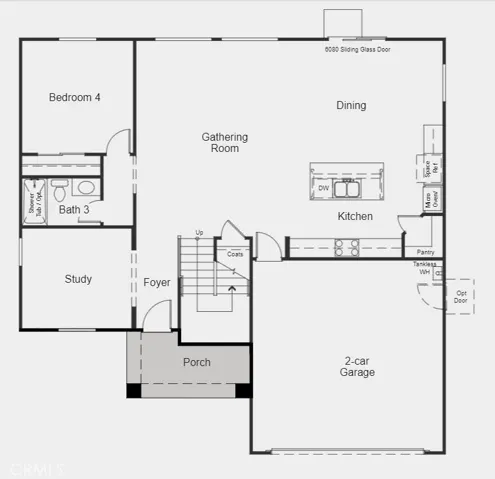 Structural options include: garage service door.