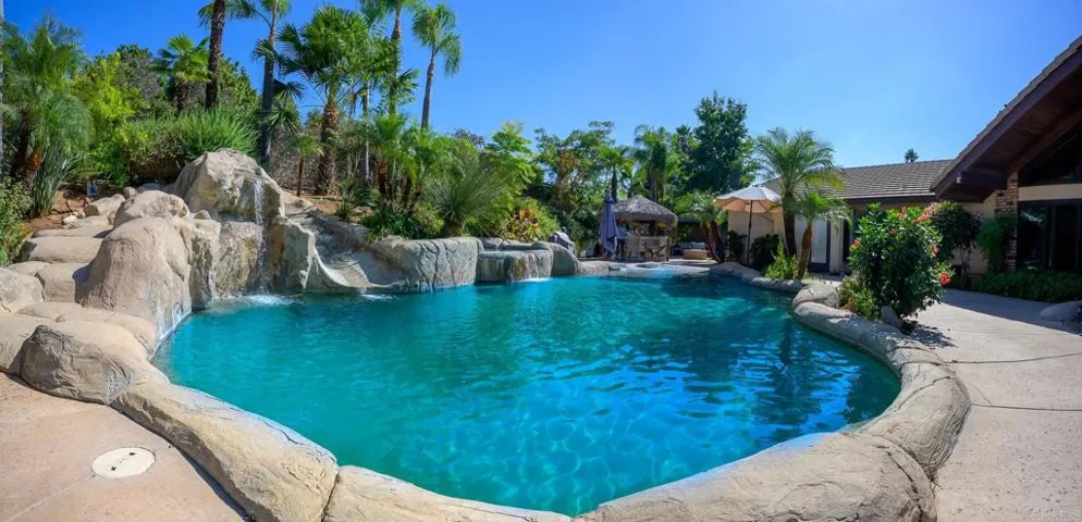 Back yard pool