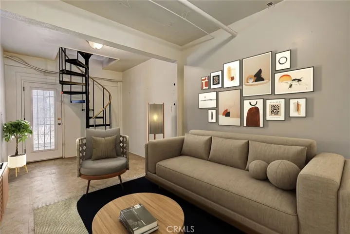 Lower Level Virtually Staged
