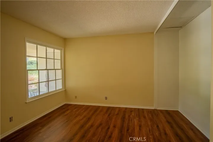 Bedroom with front view