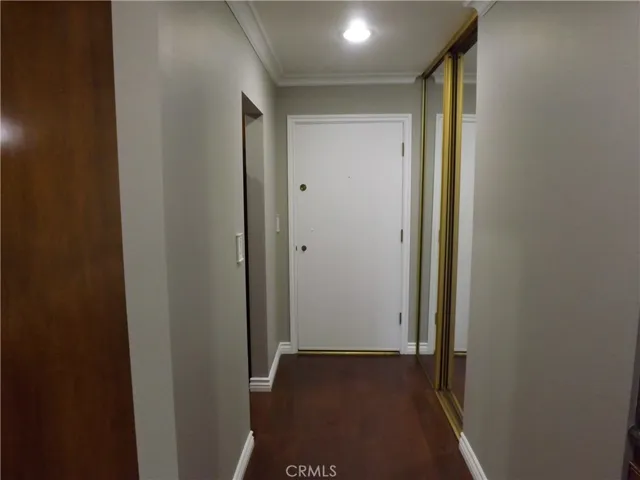 From living area towards front door