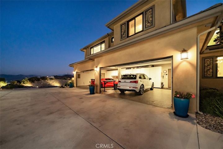 Attached 4 car garage
