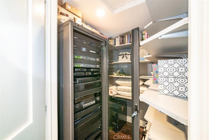 AV room and storage