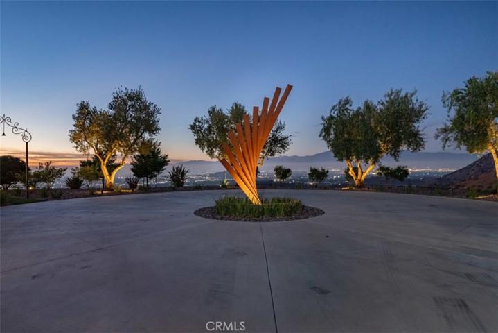 Custom lighting all throughout the property