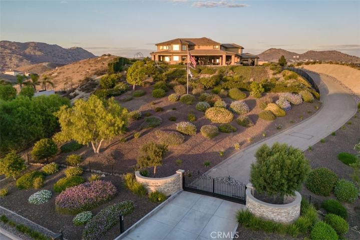 This estate property is fully fenced and gated