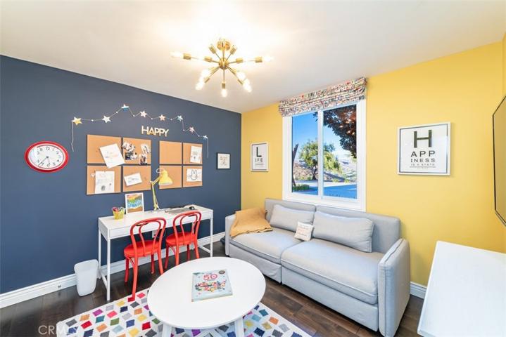 Main level bedroom (being used as a play room currently)