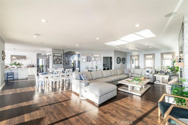 Family room and informal dining area