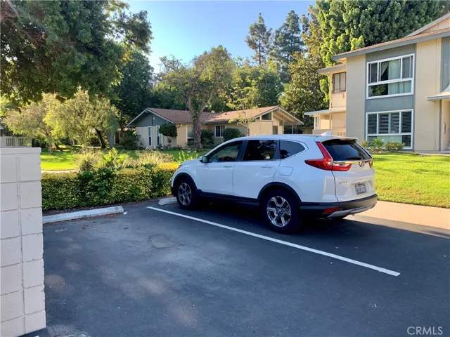 Guest parking just outside your patio!