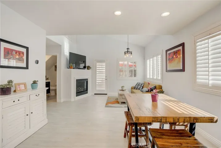 Open Living and Dinning Area