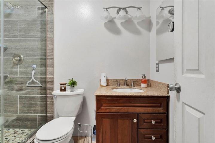 New stall shower in private bathroom!