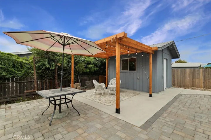 Not your average backyard - Pergola and oversized workshop!