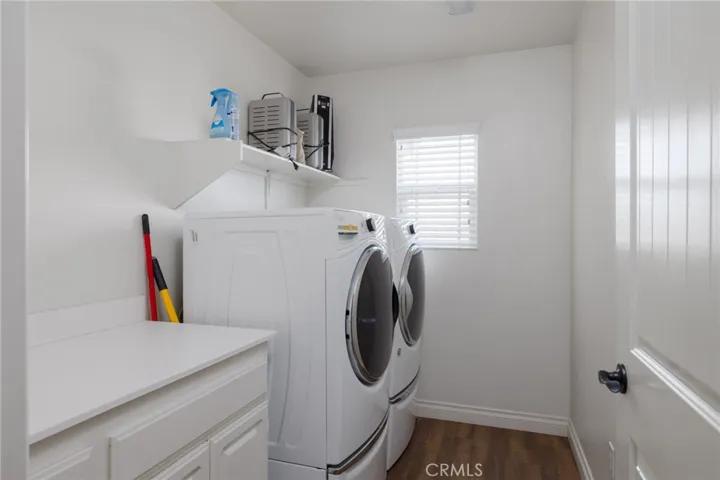Upstairs laundry room