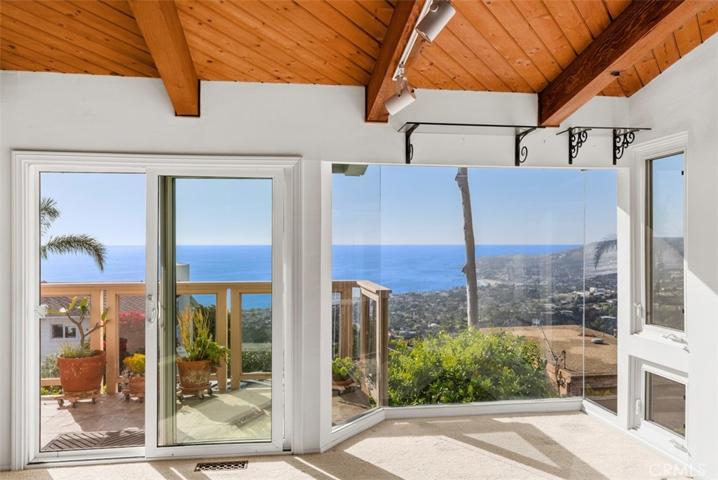Ocean & Village views from the living room
