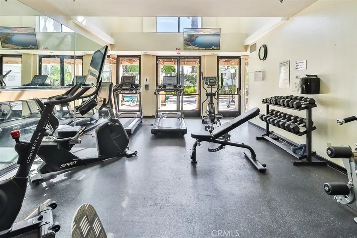 Weight Room with Sauna