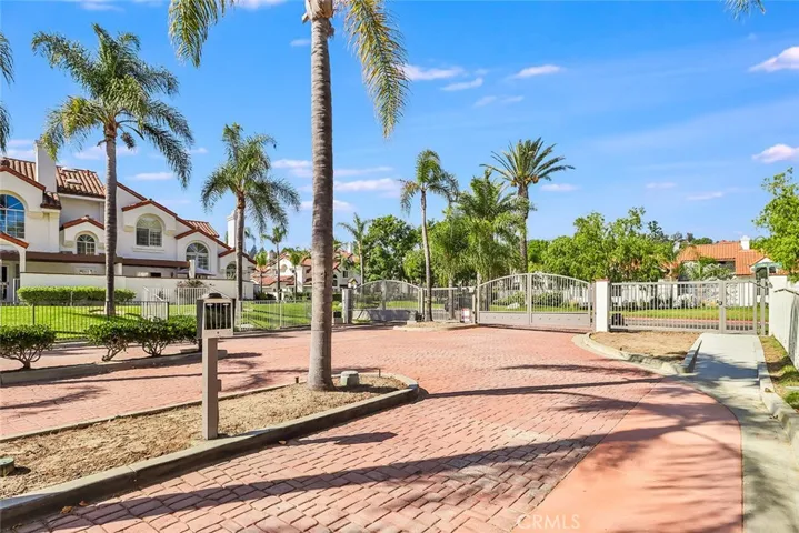 Gated Entrance to Palm Colony