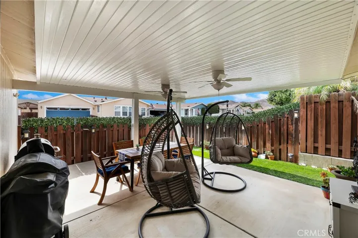 Extra large covered patio