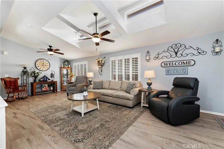 Lots of natural light and ceiling fans to help stay cool in Summer