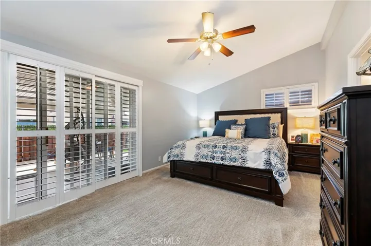 Main Bedroom with Sliding door to backyard