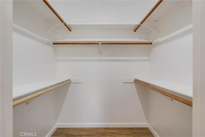 Large closet in primary bedroom