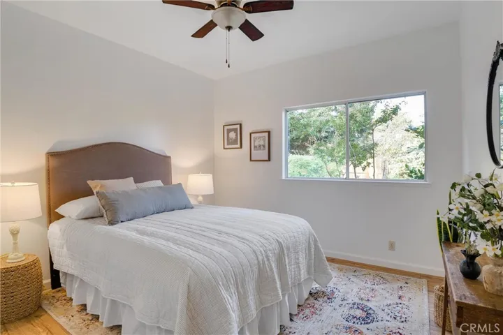 Bedroom 2, large enough for a queen bed! Window looks out to back yard. Standard closet with 2 sliding doors not shown.