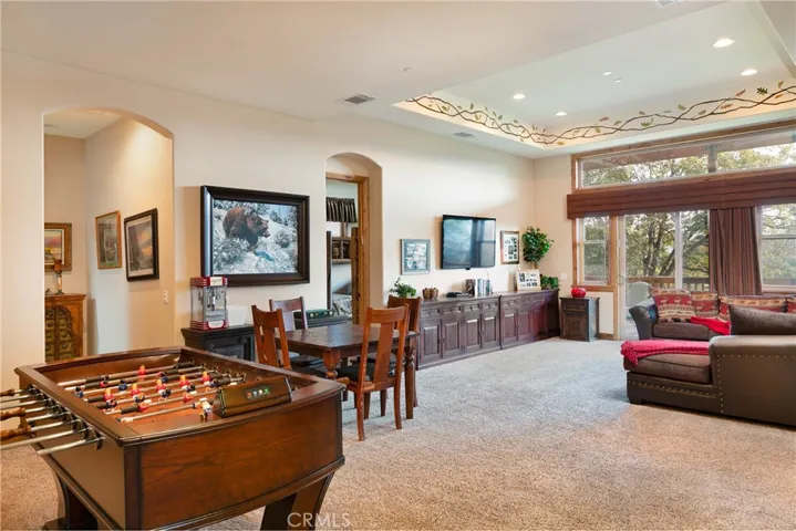 Lower Level Family/Game Room Leads to Entertaining Deck