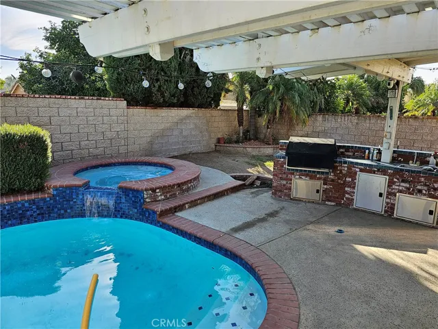 Spa next to BBQ