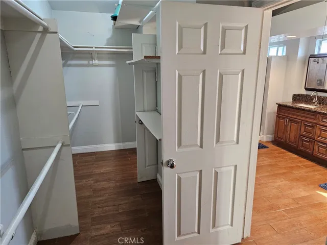 Main Bedroom Closet With 2 doors his and hers