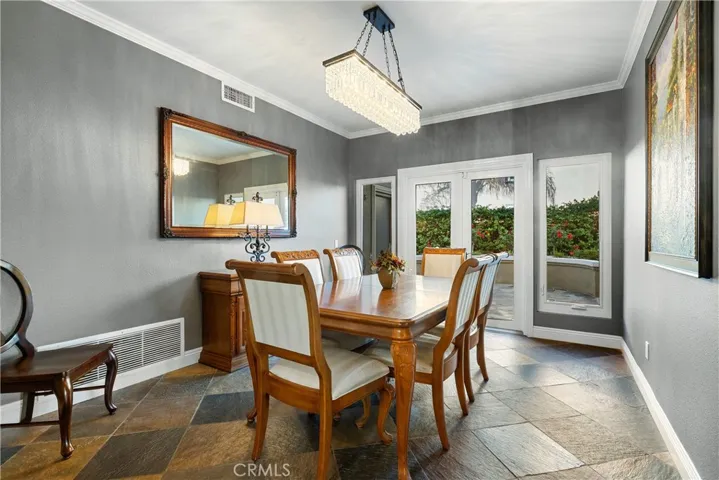 Formal dining room.
