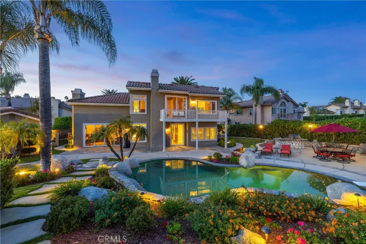 Backyard towards the home.