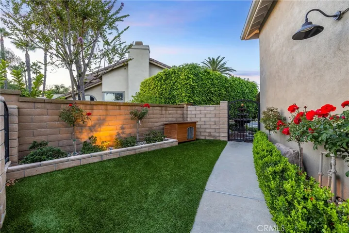 Side yard.