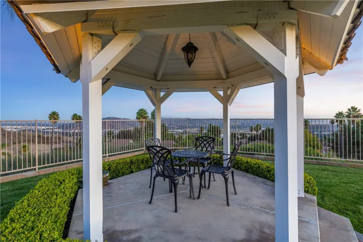 Gazebo close up.