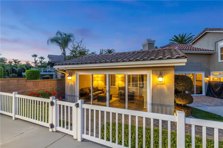 Guest house approximately 300 sqft. with a 16' French sliding door offering panoramic views from the interior.