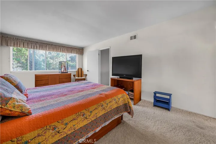 Another view of the Master bedroom.  The window overlooks the back yard