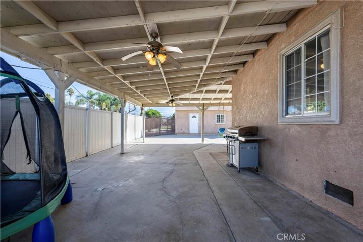 Covered patio