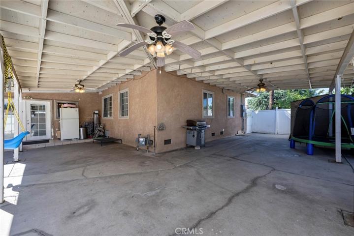 Covered patio