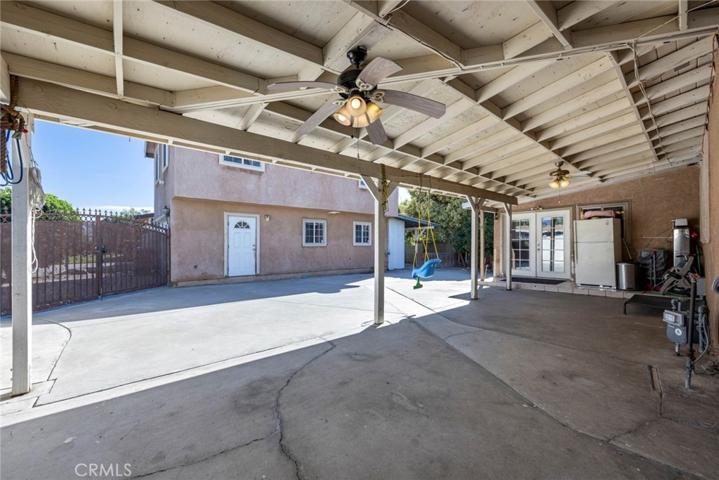 Covered patio