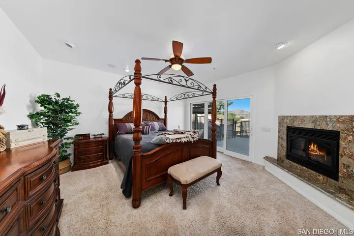 Master bedroom suite