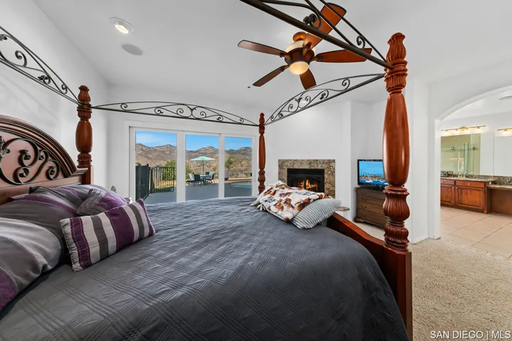 Master bedroom suite