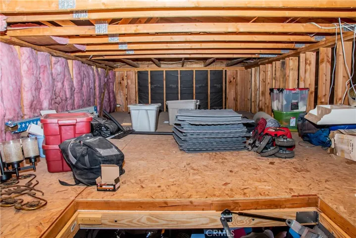 RV garage attic.