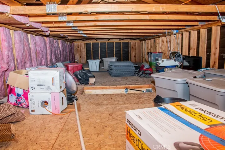 RV garage attic.