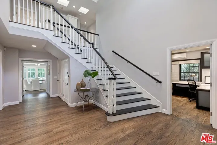 Wood floors and traditional detailing throughout
