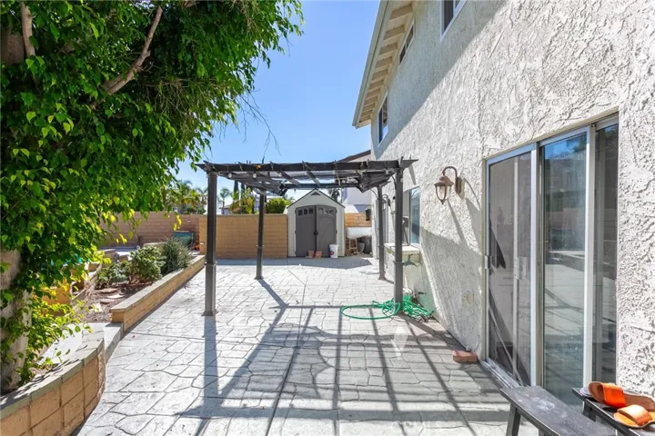 Back yard patio