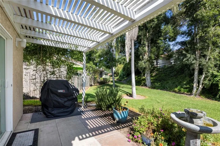 Patio Space off the Living Room with Room for an Outdoor Grill!
