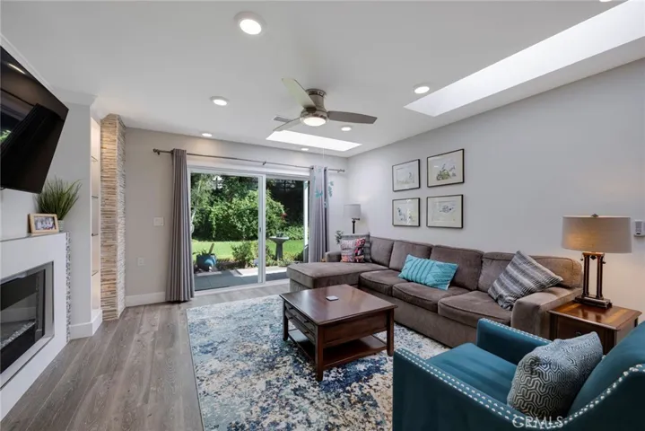 Skylights provide plenty of natural lighting as well!