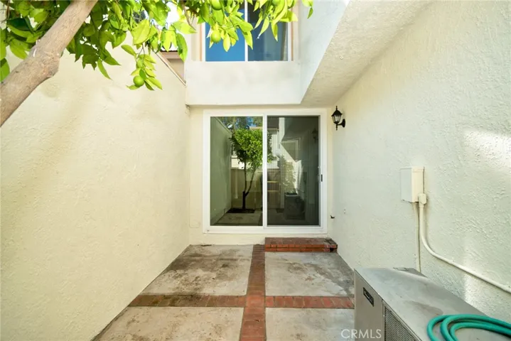Rear patio