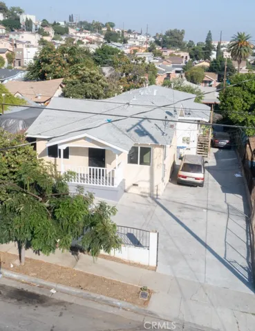 Newer concrete driveway