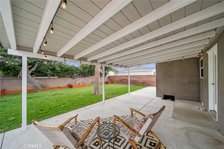 Covered patio