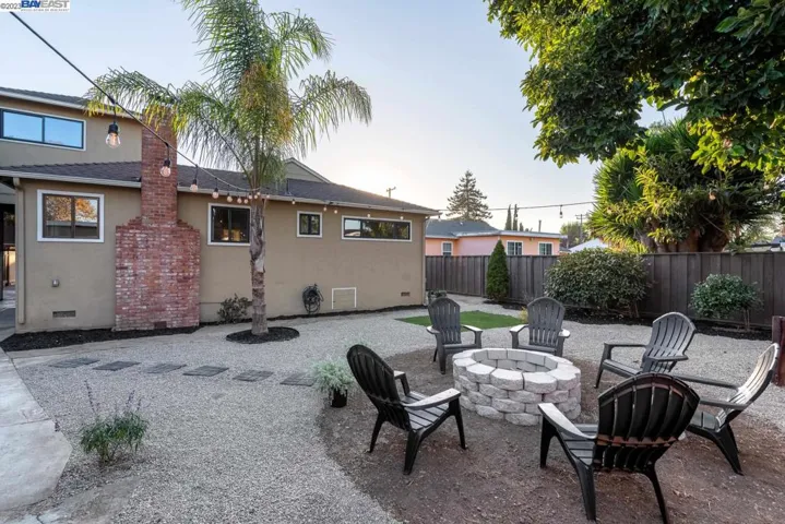 Backyard With Firepit