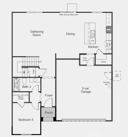 Structural options include: upstairs flex room.
